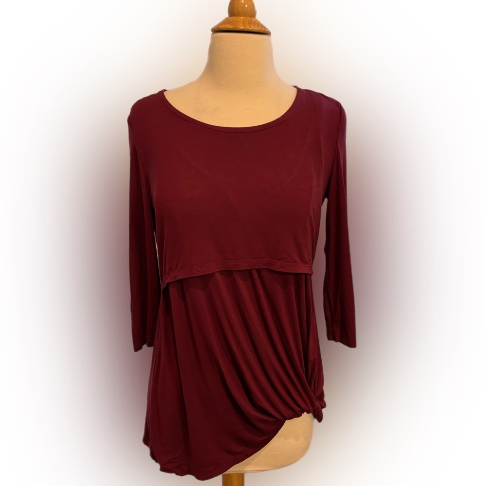 Milk Nursingwear Nursing Side Knot Top